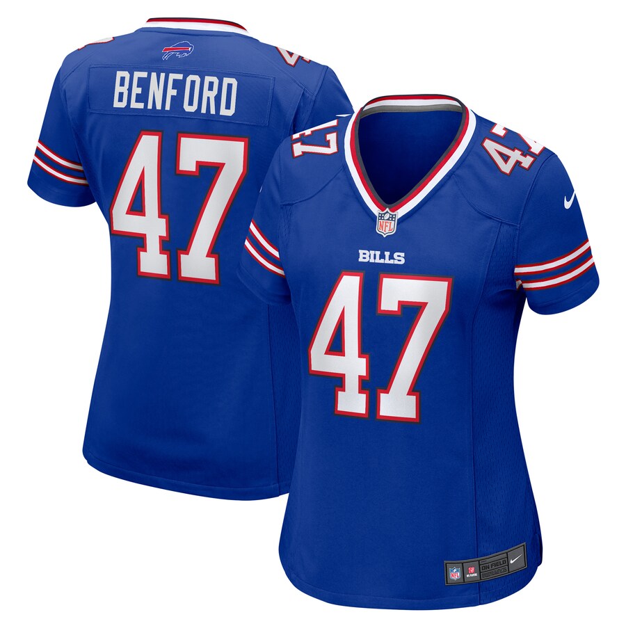 Women's Buffalo Bills Christian Benford Nike Royal Game Jersey - ujerseystore