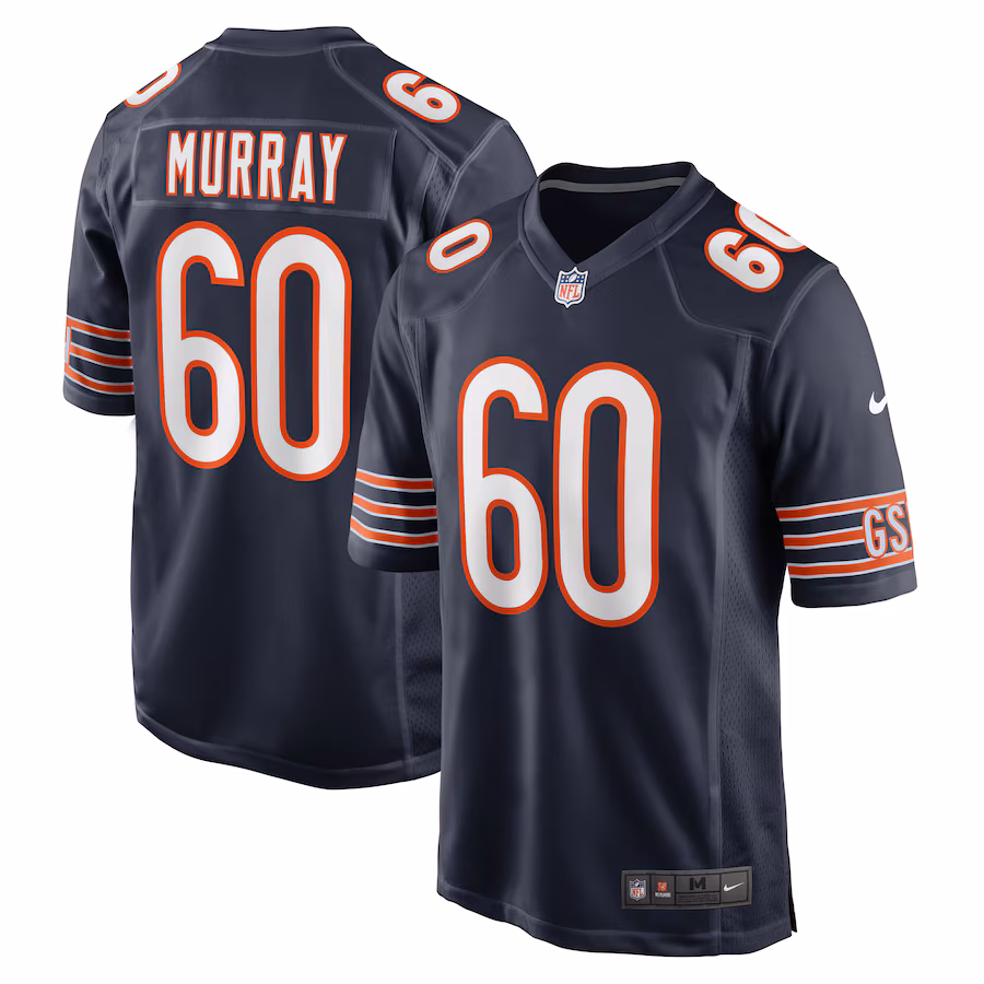 Men's Chicago Bears Bill Murray Nike  Navy Team Game Jersey - ujerseystore