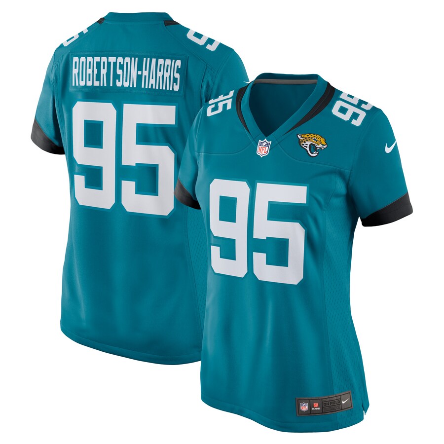 Women's Jacksonville Jaguars Roy Robertson-Harris Nike Teal Game Jersey - ujerseystore