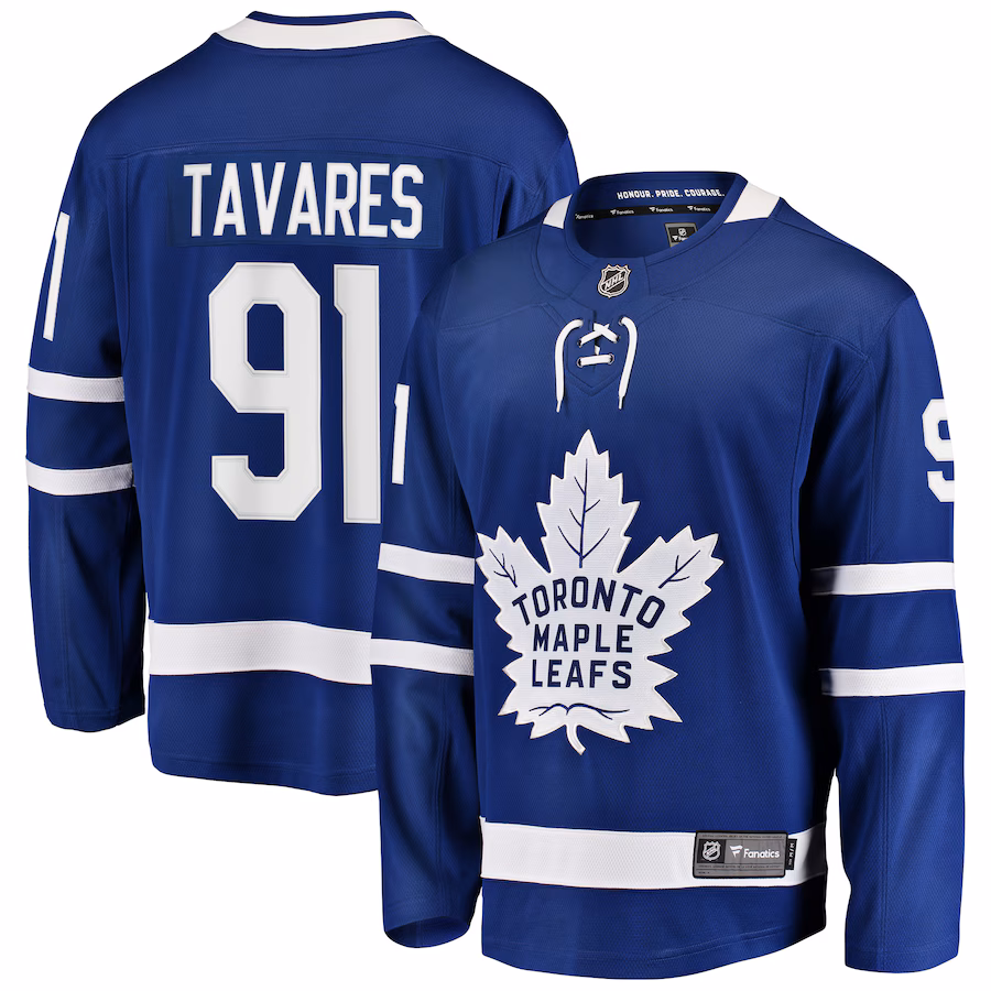 Men's Toronto Maple Leafs John Tavares Fanatics Blue Home Premier Breakaway Player Jersey - ujerseystore