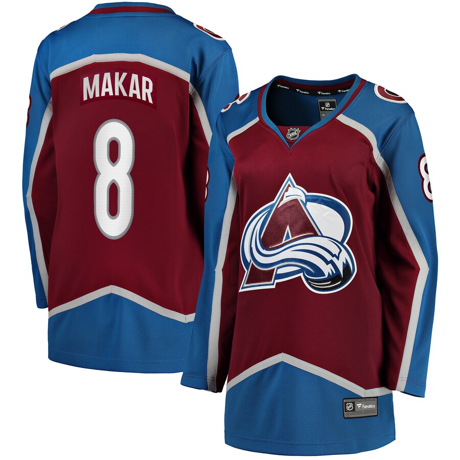 Cale Makar Colorado Avalanche Fanatics Branded Women's Home Breakaway Player Jersey - Maroon - ujerseystore