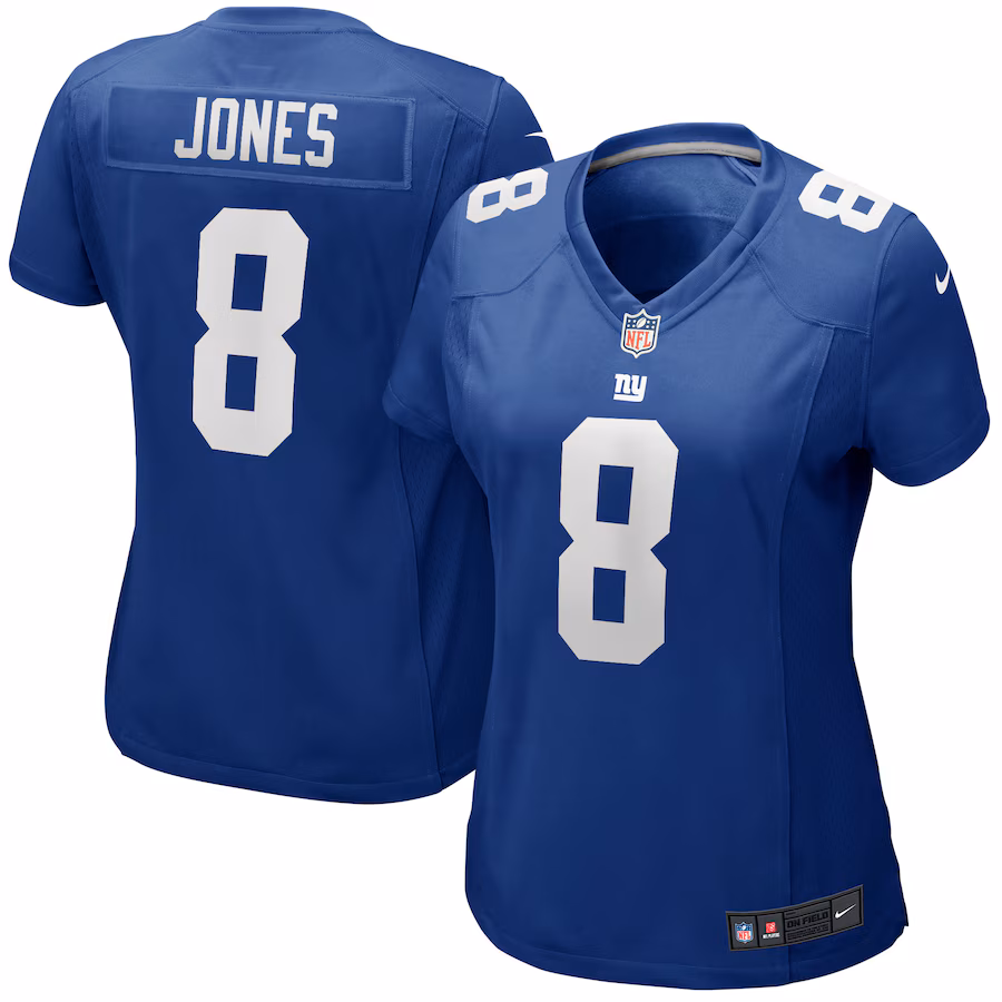Women's New York Giants Daniel Jones Nike Royal Player Jersey - ujerseystore