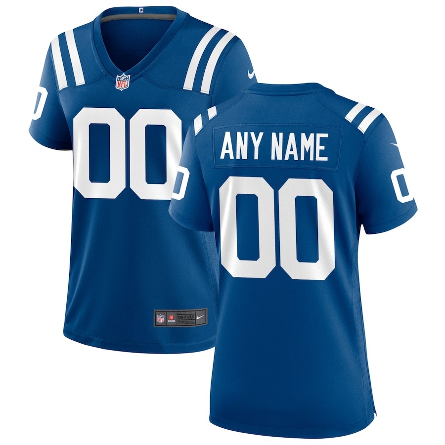 Women's Nike Indianapolis Colts Royal Custom Game Jersey - ujerseystore