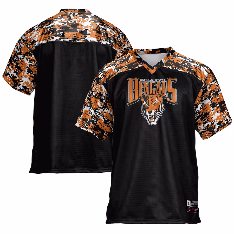 Buffalo State Bengals GameDay Greats Football Jersey - Black - ujerseystore
