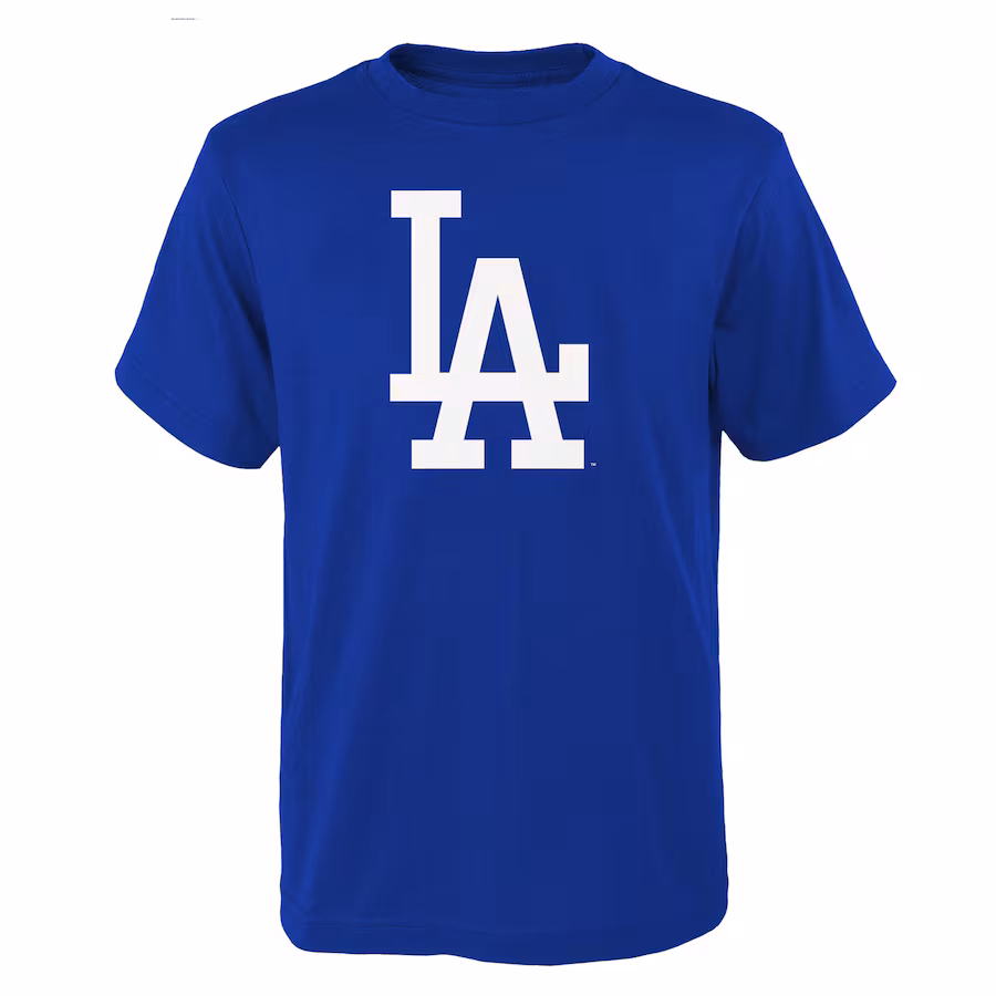 Youth Los Angeles Dodgers Royal Logo Primary Team T-Shirt - ujerseystore