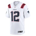 Men's New England Patriots Tom Brady Nike White Retired Game Jersey - ujerseystore
