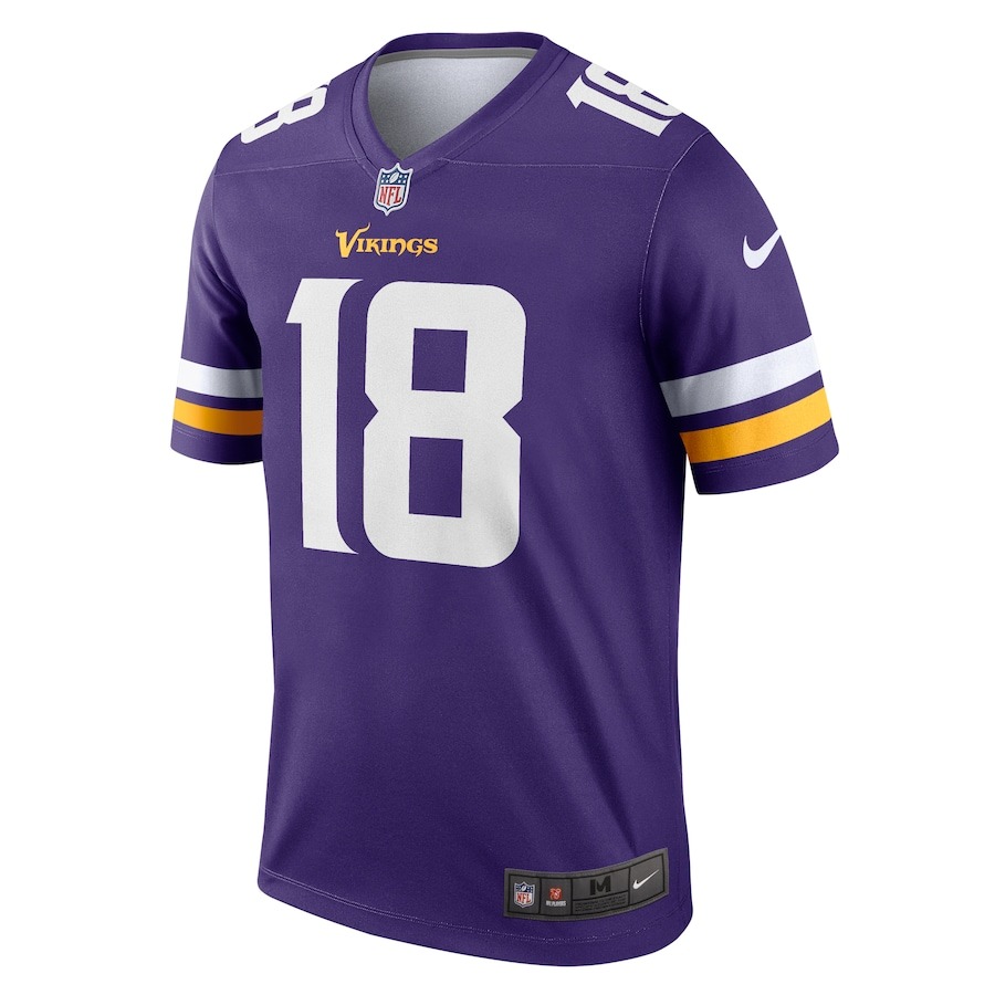 Men's Minnesota Vikings Justin Jefferson Nike Purple Legend Jersey - ujerseystore