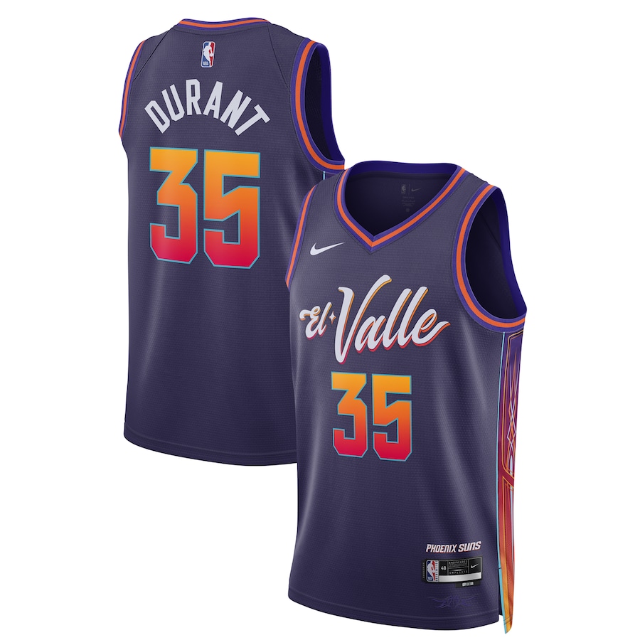 Unisex Phoenix Suns Kevin Durant Nike Purple 2023/24 Swingman Jersey - City Edition - ujerseystore
