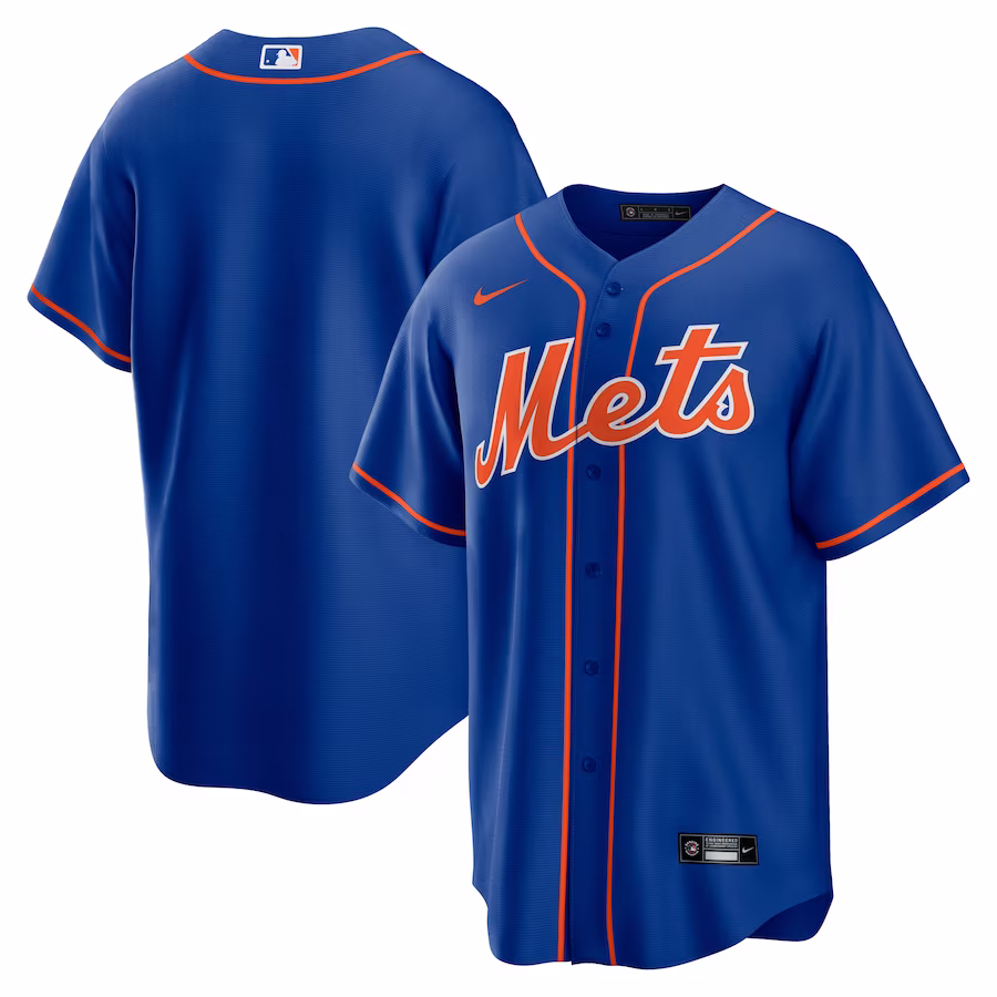 Men's New York Mets Nike Royal Alternate Replica Team Jersey - ujerseystore