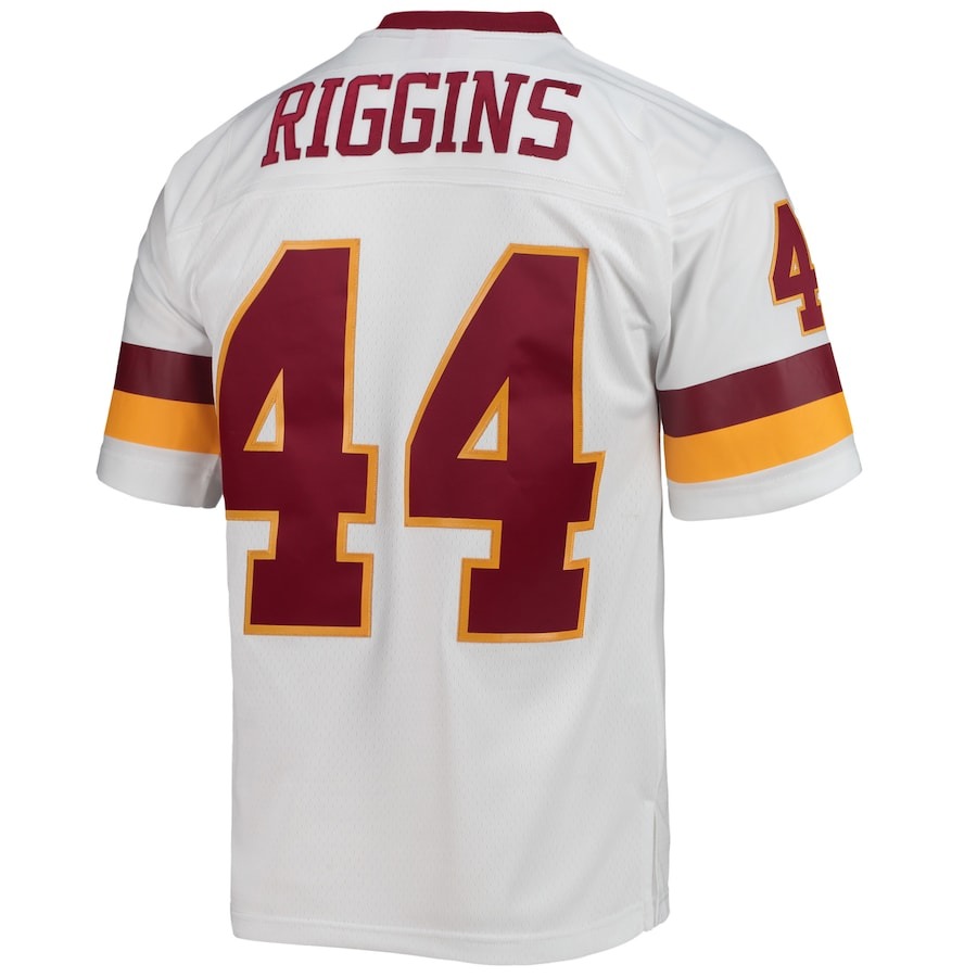 Men's Washington Football Team John Riggins Mitchell & Ness White Legacy Replica Jersey - ujerseystore