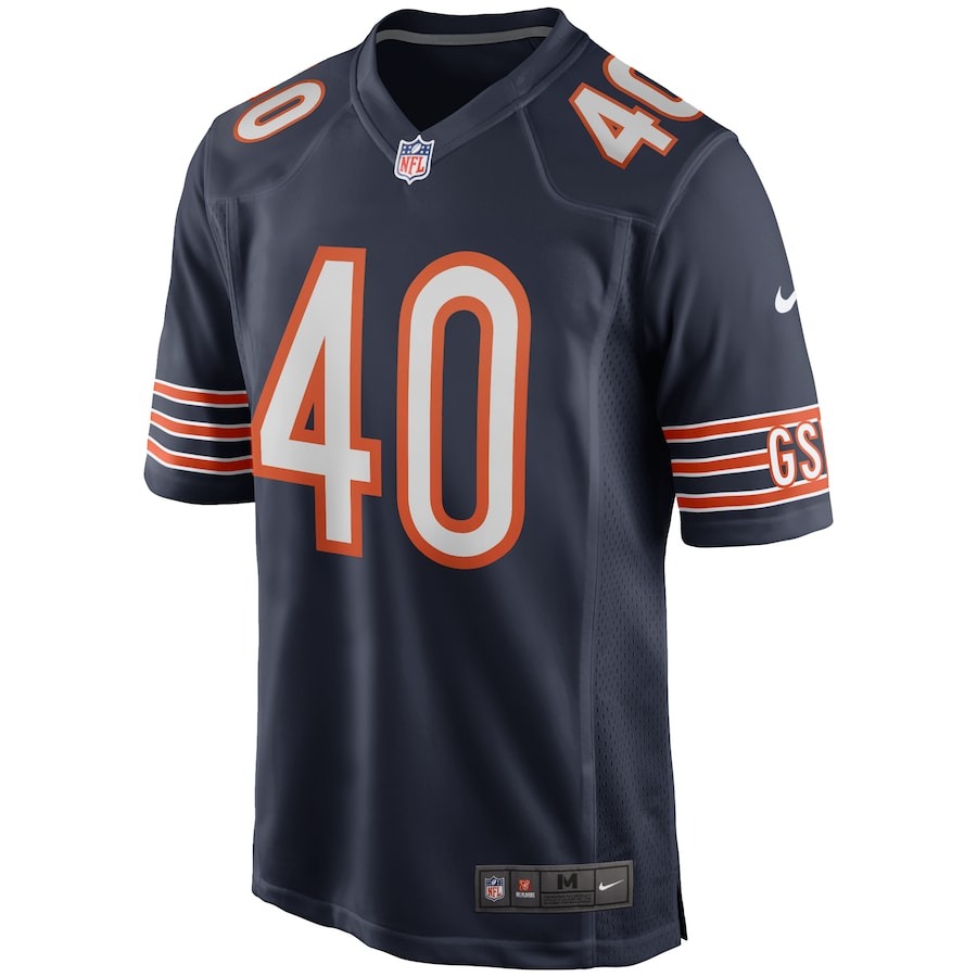 Men's Chicago Bears Gale Sayers Nike Navy Game Retired Player Jersey - ujerseystore