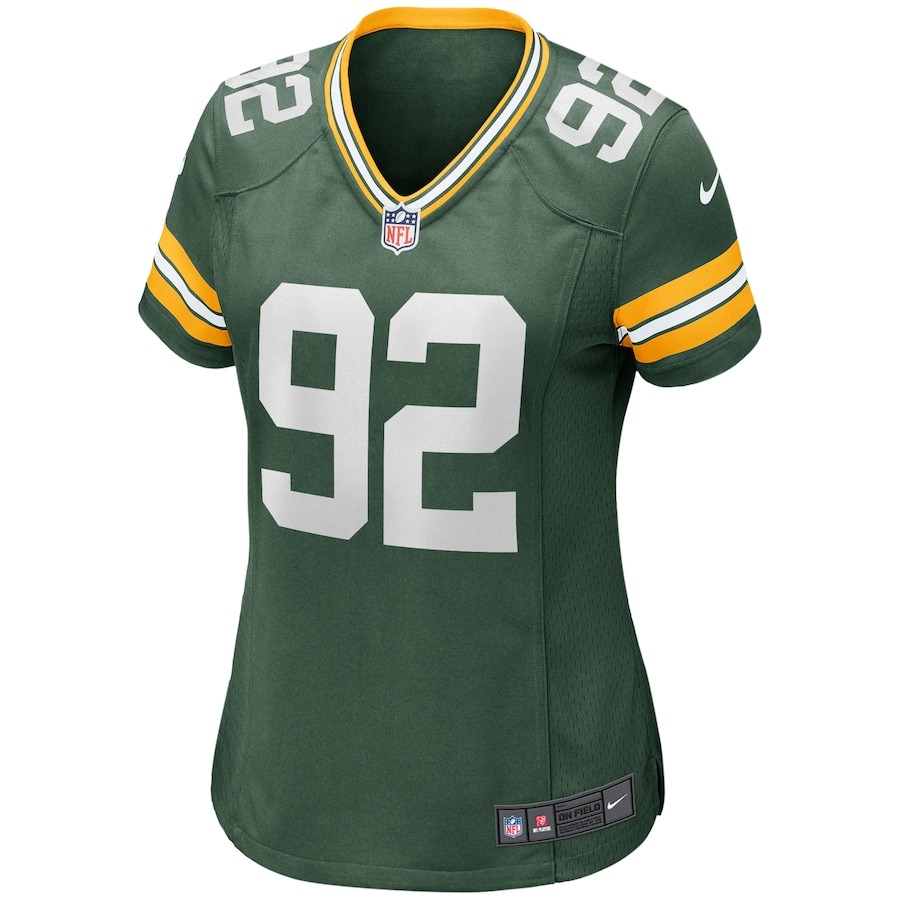 Women's Green Bay Packers Reggie White Nike Green Game Retired Player Jersey - ujerseystore