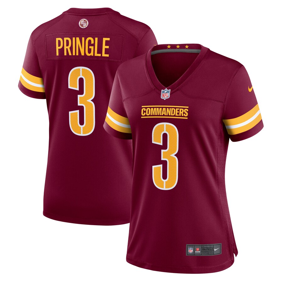 Women's Washington Commanders Byron Pringle Nike  Burgundy  Game Jersey - ujerseystore