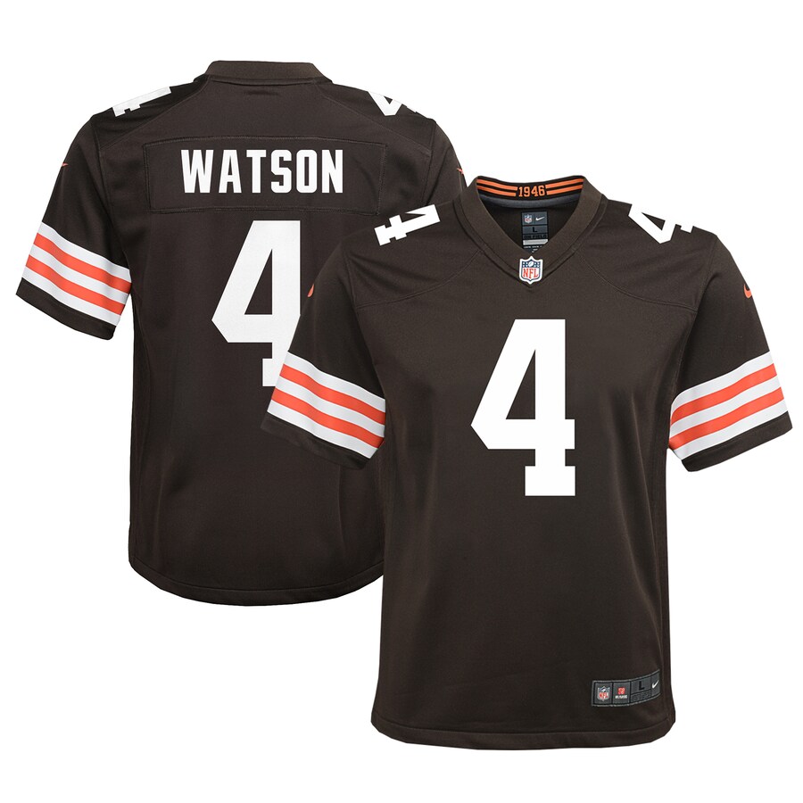 Youth Cleveland Browns Deshaun Watson Nike Brown Game Jersey - ujerseystore