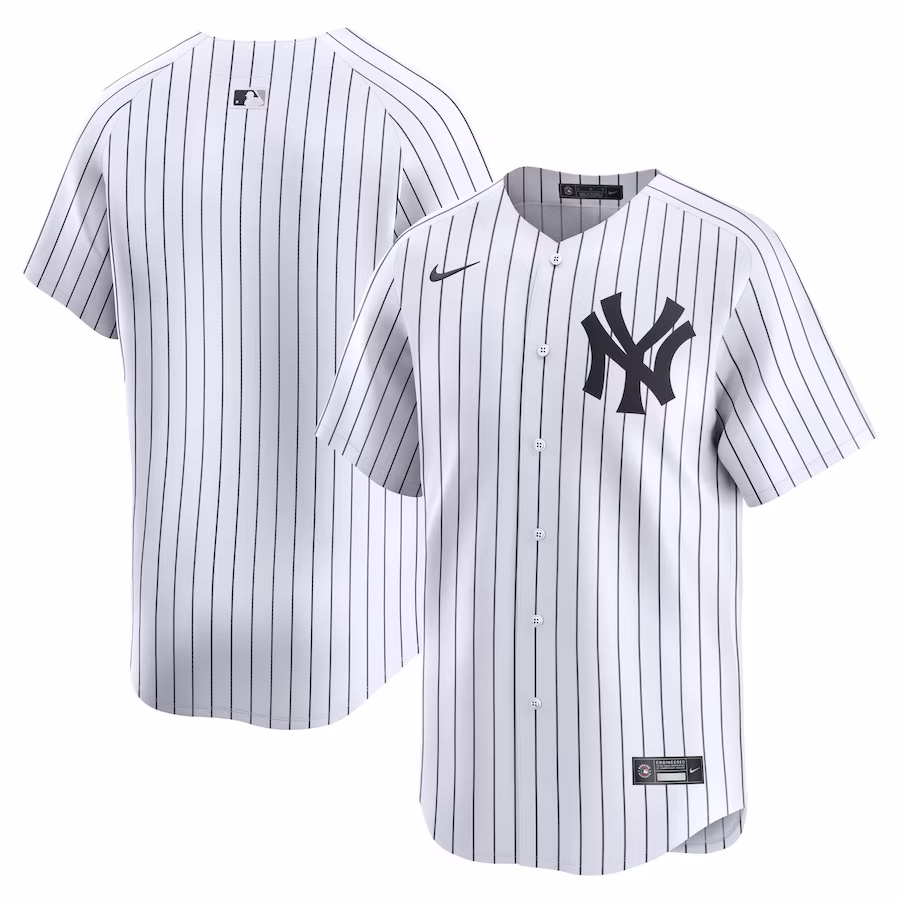 Youth New York Yankees Nike White Home Limited Jersey - ujerseystore