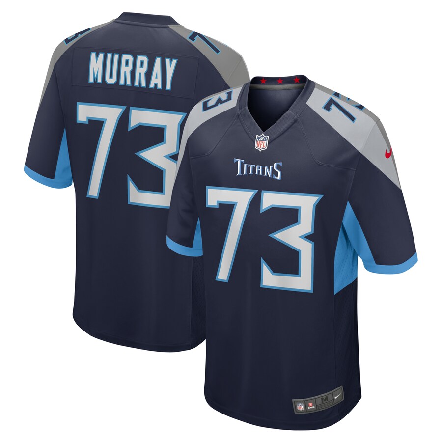 Men's Tennessee Titans Justin Murray Nike  Navy Team Game Jersey - ujerseystore