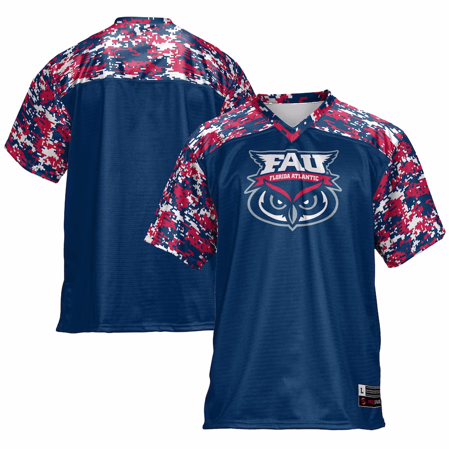 Florida Atlantic Owls GameDay Greats Football Jersey - Navy - ujerseystore