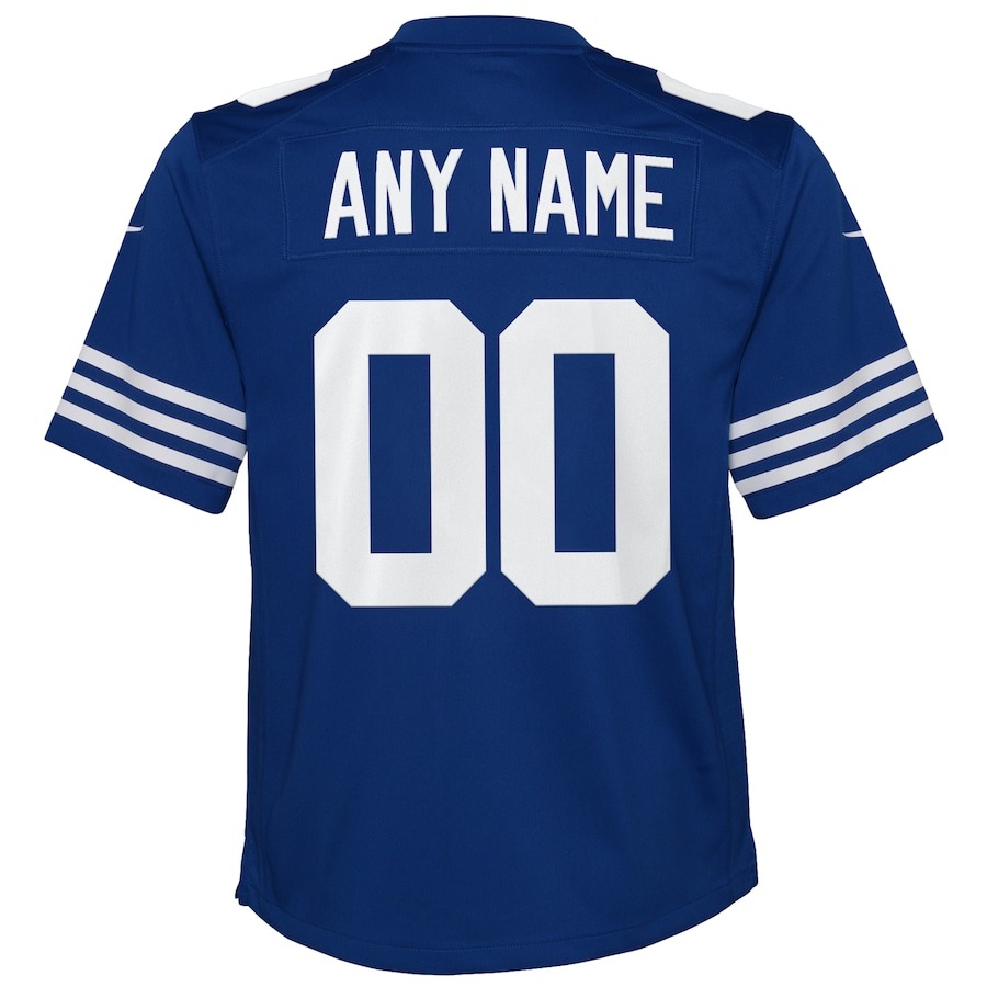 Youth Indianapolis Colts Nike Royal Alternate Custom Game Jersey - ujerseystore