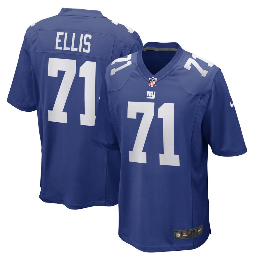 Men's New York Giants Justin Ellis Nike Royal Game Player Jersey - ujerseystore