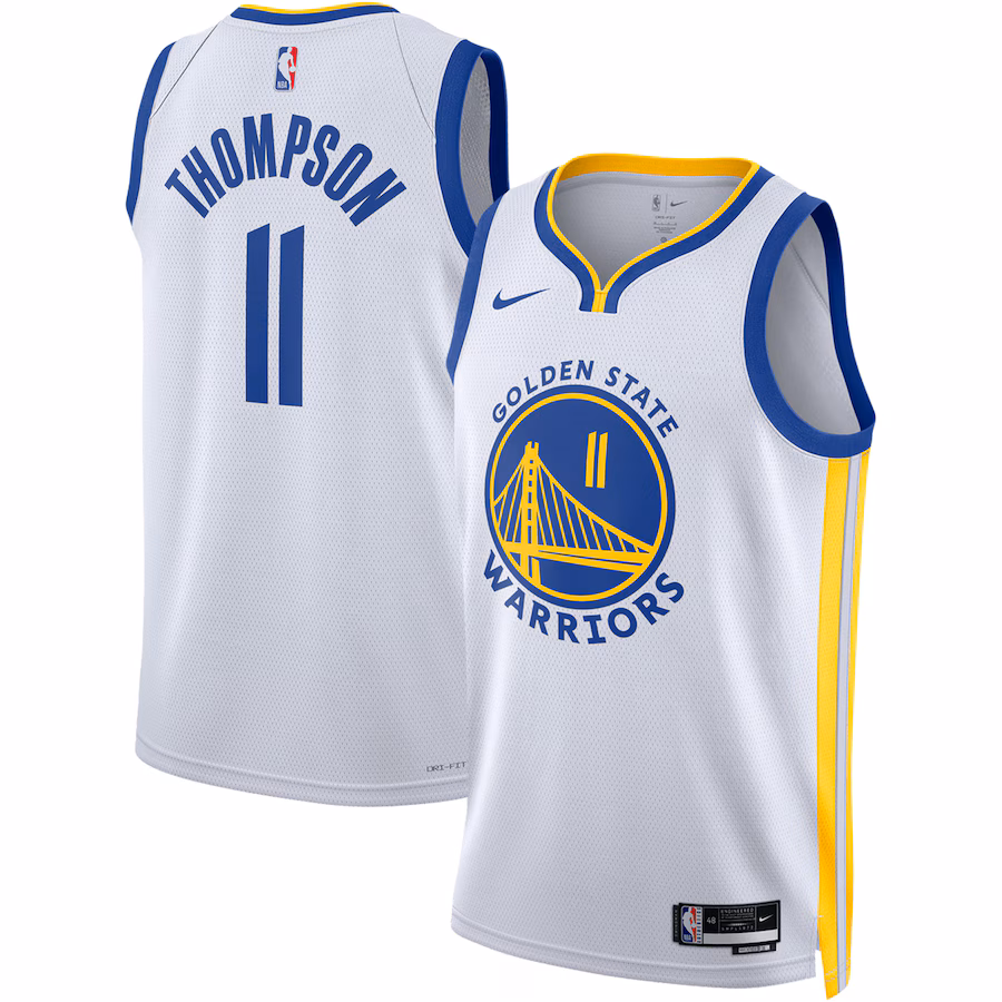 Unisex Golden State Warriors Klay Thompson Nike White Swingman Jersey - Association Edition - ujerseystore