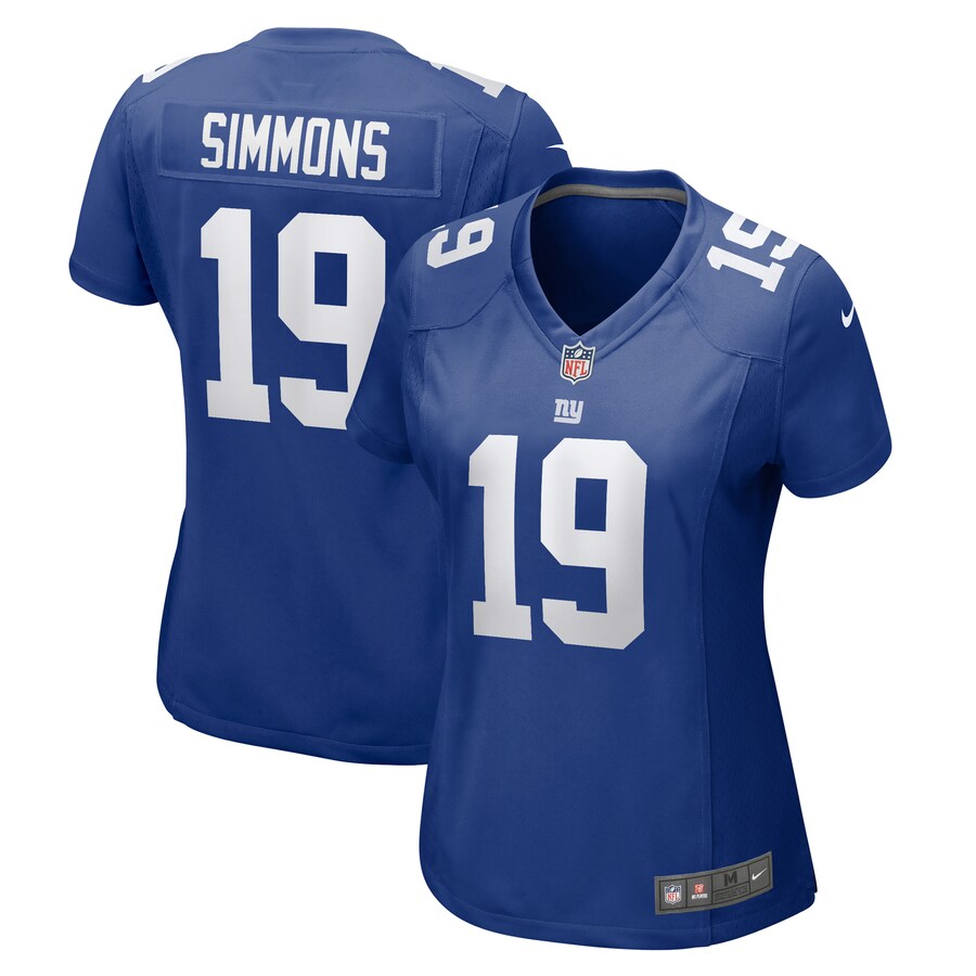 Women's New York Giants Isaiah Simmons Nike  Royal Team Game Jersey - ujerseystore