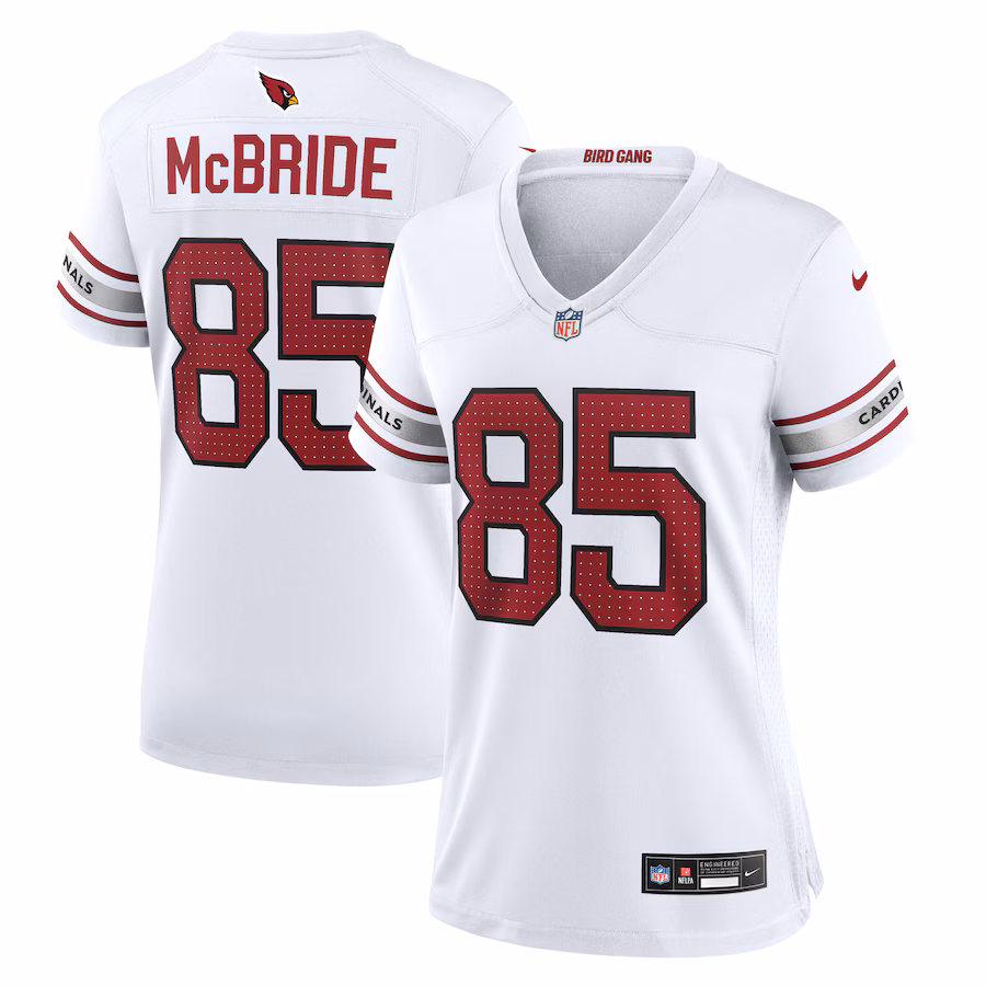 Women's Arizona Cardinals Trey McBride Nike  White  Game Jersey - ujerseystore