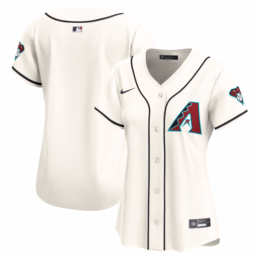 Women's Arizona Diamondbacks Nike Cream Home Limited Jersey - ujerseystore