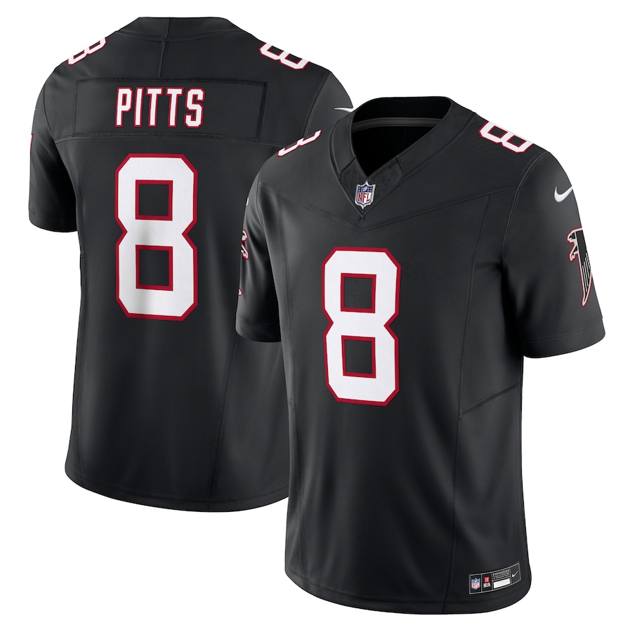 Men's Atlanta Falcons Kyle Pitts Nike Black Vapor F.U.S.E. Limited Jersey - ujerseystore