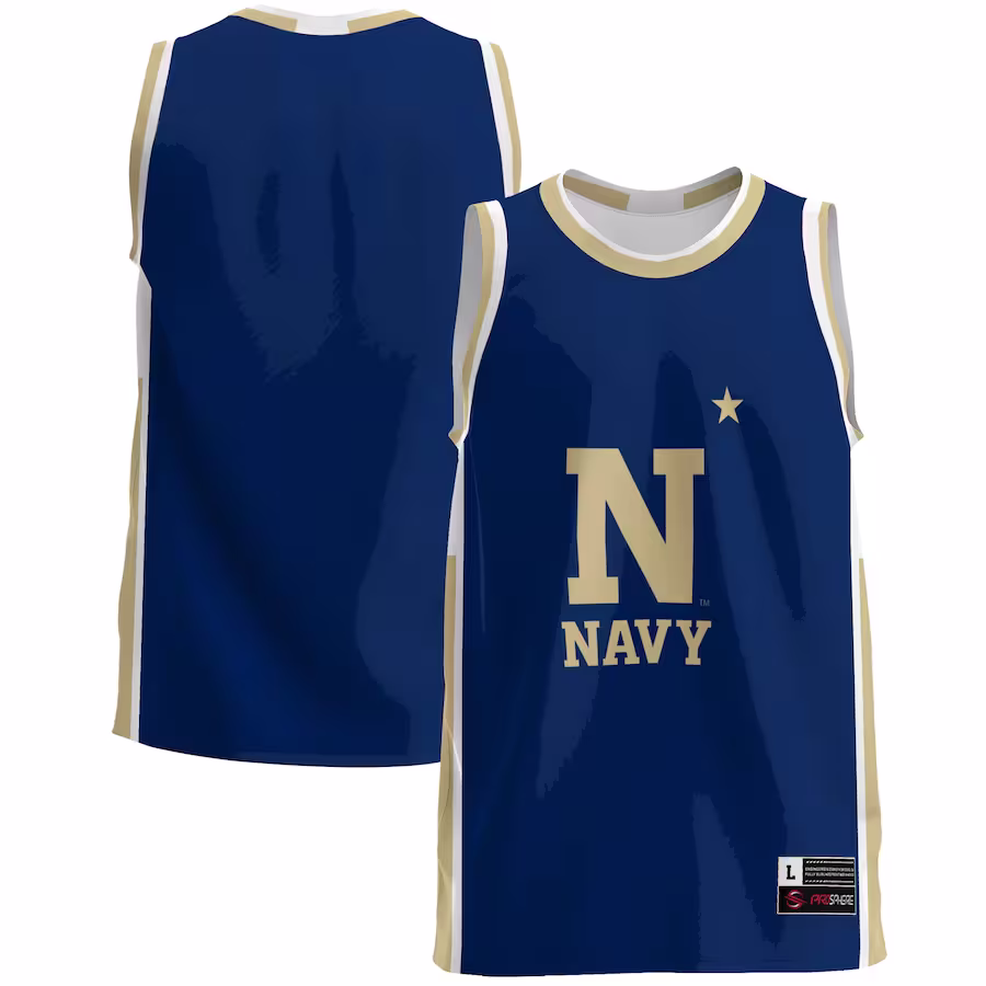 Navy Midshipmen GameDay Greats  Lightweight Basketball Jersey - Blue - ujerseystore