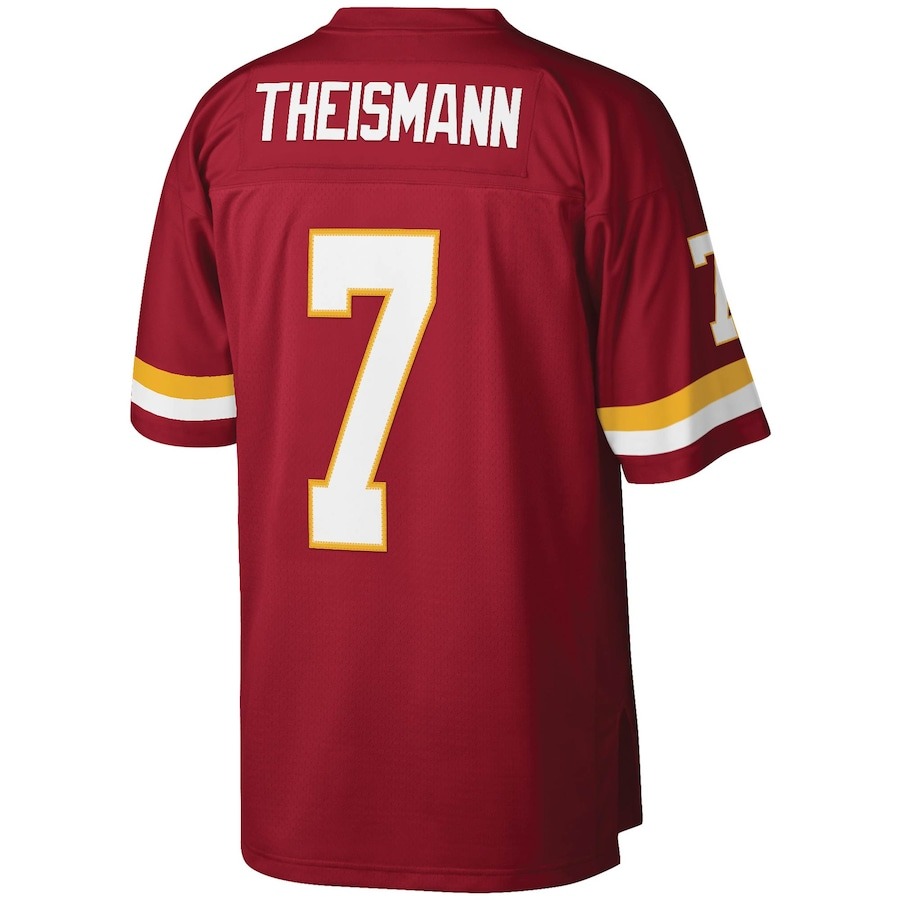 Men's Washington Football Team Joe Theismann Mitchell & Ness Burgundy Legacy Replica Jersey - ujerseystore