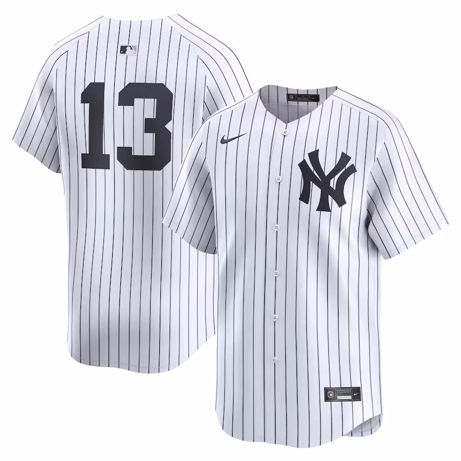 Youth New York Yankees Jazz Chisholm Jr. Nike White Home Limited Player Jersey - ujerseystore