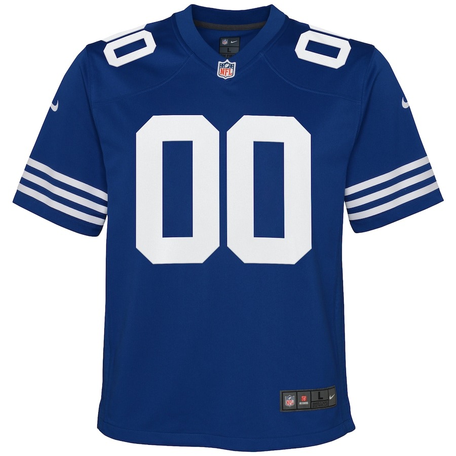 Youth Indianapolis Colts Nike Royal Alternate Custom Game Jersey - ujerseystore
