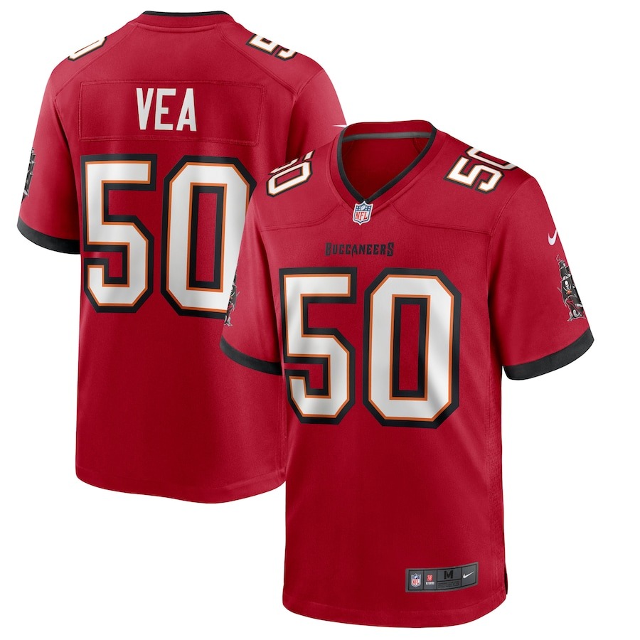Men's Tampa Bay Buccaneers Vita Vea Nike Red Game Jersey - ujerseystore