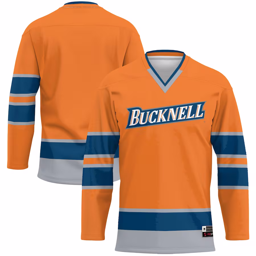 Bucknell Bison GameDay Greats Hockey Jersey - Blue - ujerseystore