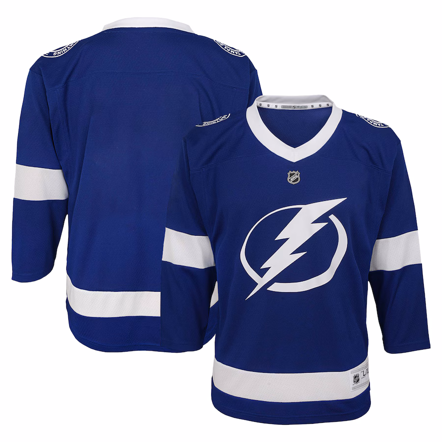 Youth Tampa Bay Lightning Blue Replica Jersey - ujerseystore