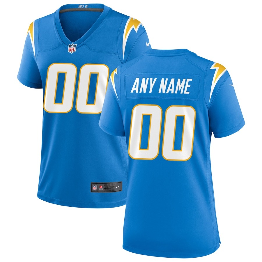 Women's Los Angeles Chargers Nike Powder Blue Custom Game Jersey - ujerseystore