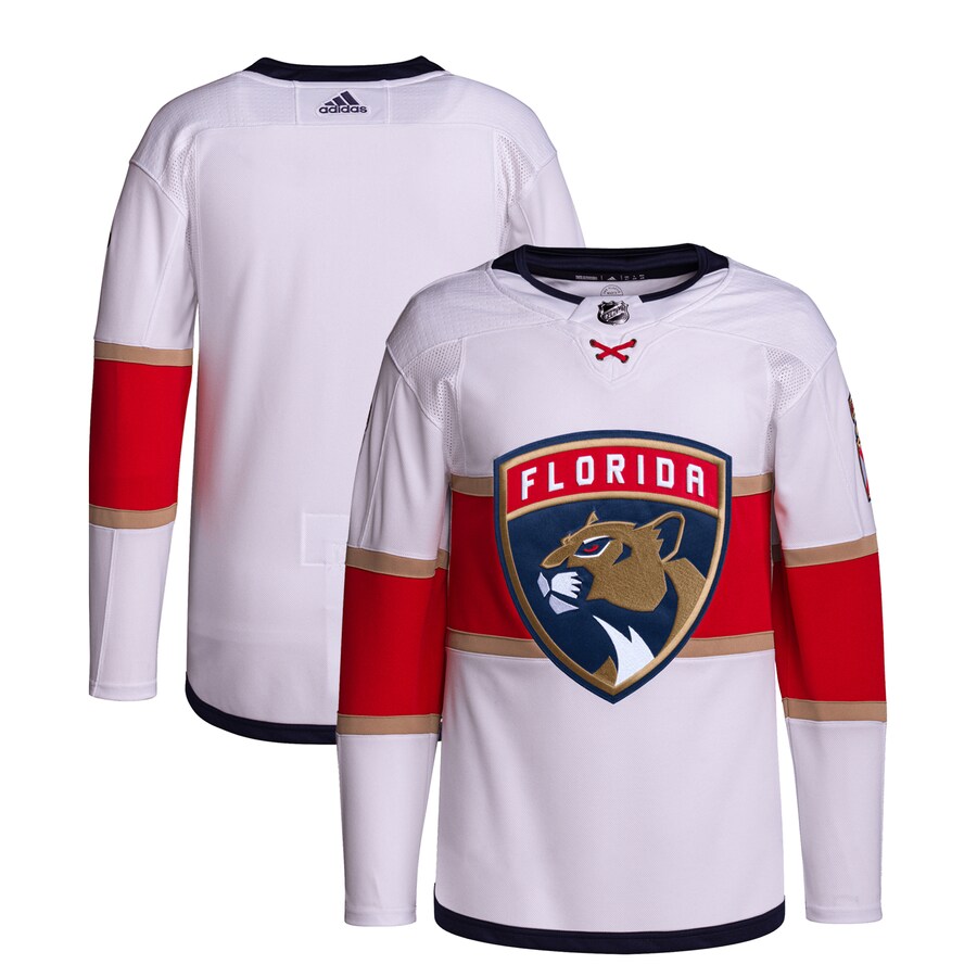 Men's Florida Panthers  adidas White Away Primegreen Authentic Pro Jersey - ujerseystore