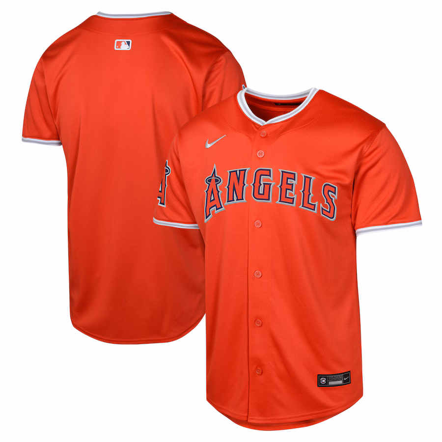 Youth Los Angeles Angels Nike Red Alternate Limited Jersey - ujerseystore