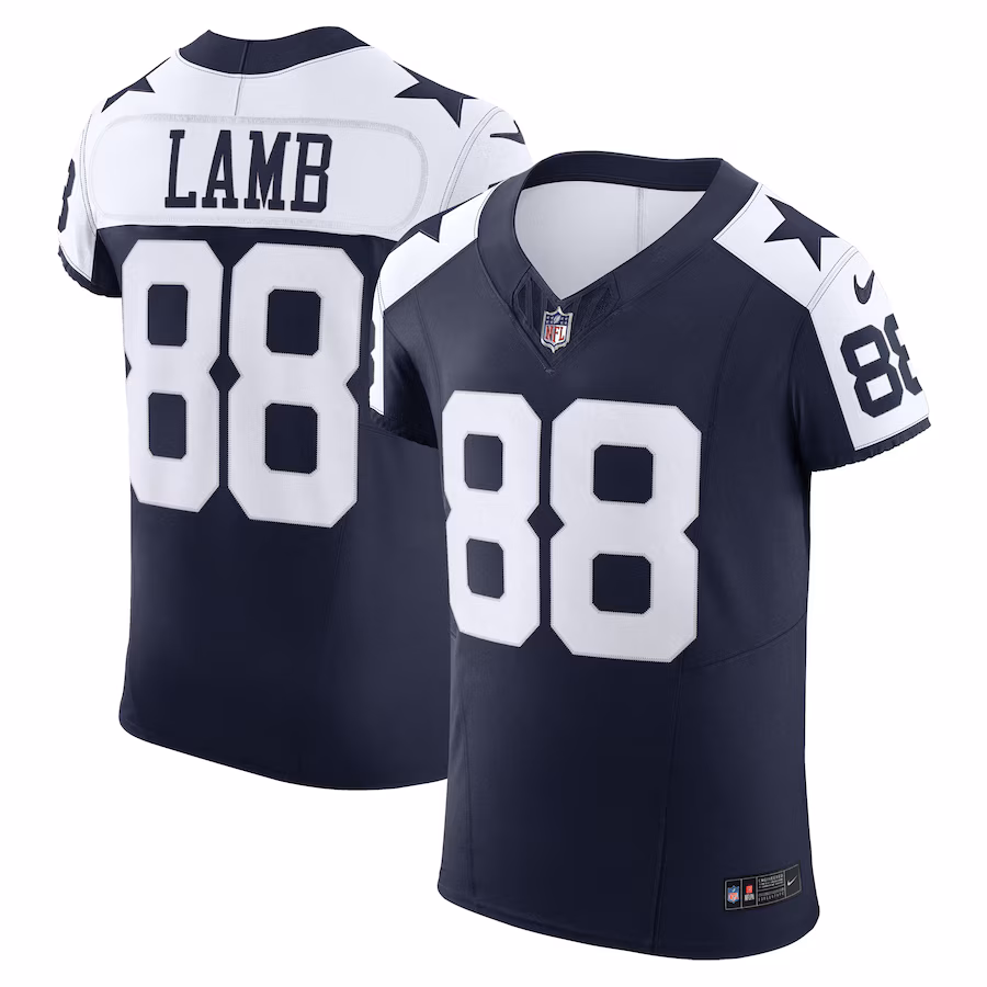 Men's Dallas Cowboys CeeDee Lamb Nike Navy Alternate Vapor F.U.S.E. Elite Jersey - ujerseystore