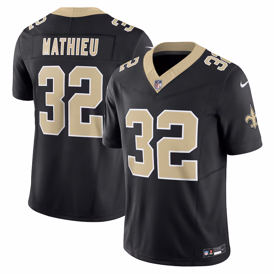 Men's New Orleans Saints Tyrann Mathieu Nike Black Vapor F.U.S.E. Limited Jersey - ujerseystore