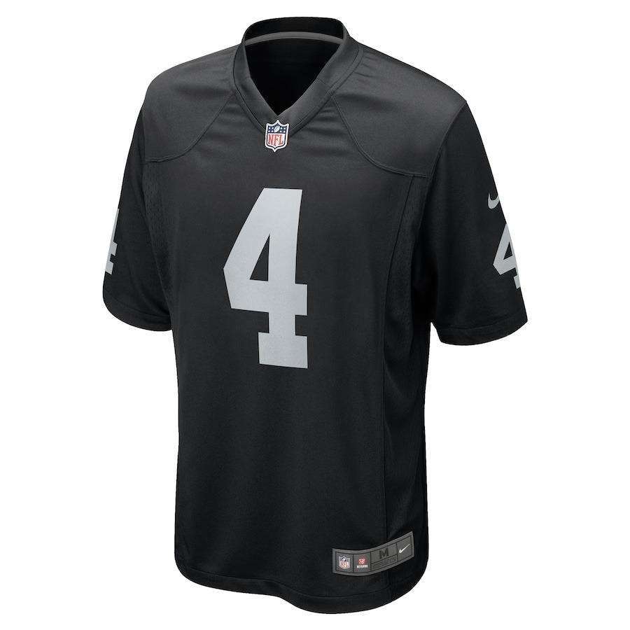 Men's Las Vegas Raiders Aidan O'Connell Nike  Black  Game Jersey - ujerseystore