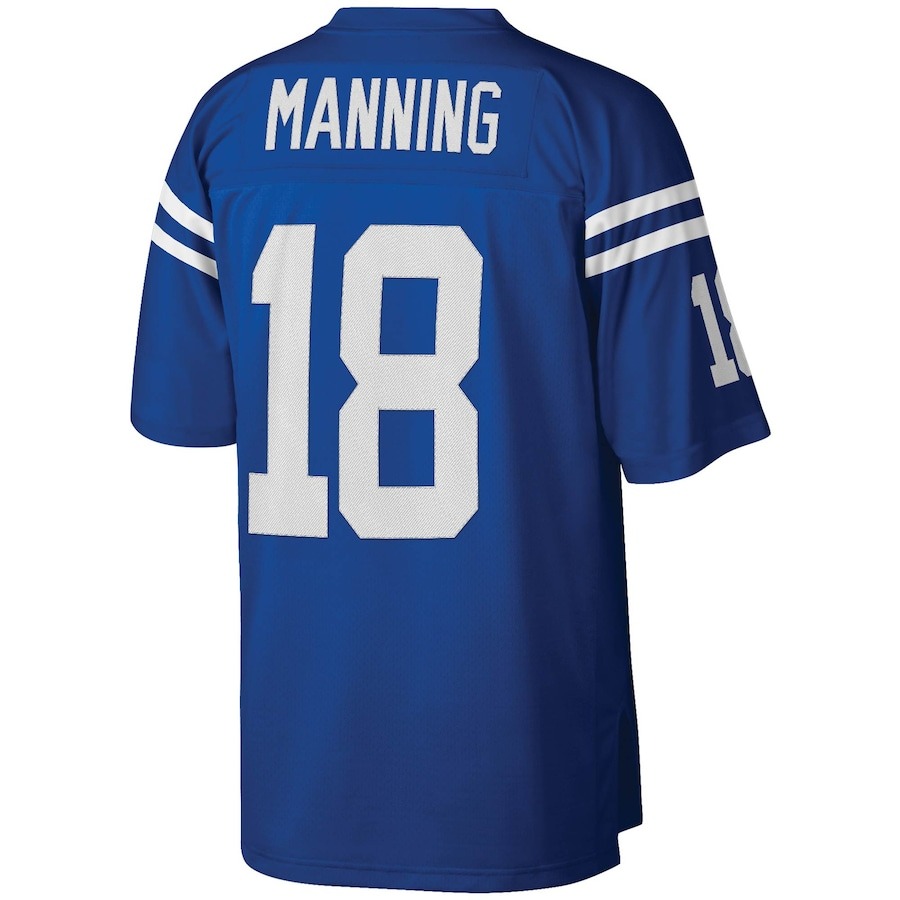 Men's Indianapolis Colts Peyton Manning Mitchell & Ness Royal Legacy Replica Jersey - ujerseystore