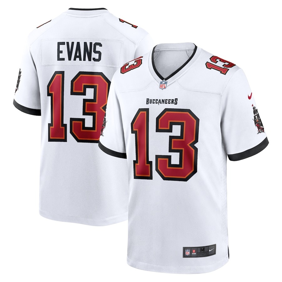 Men's Tampa Bay Buccaneers Mike Evans Nike White Game Jersey - ujerseystore
