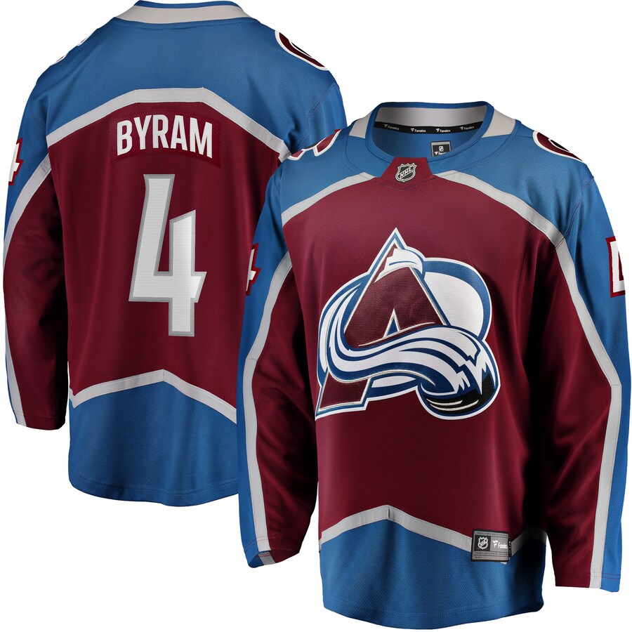 Men's Colorado Avalanche Bowen Byram Fanatics Branded Maroon Home Breakaway Player Jersey - ujerseystore