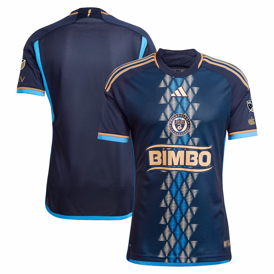 Men's Philadelphia Union  adidas Navy 2024 The XV Kit Authentic Jersey - ujerseystore