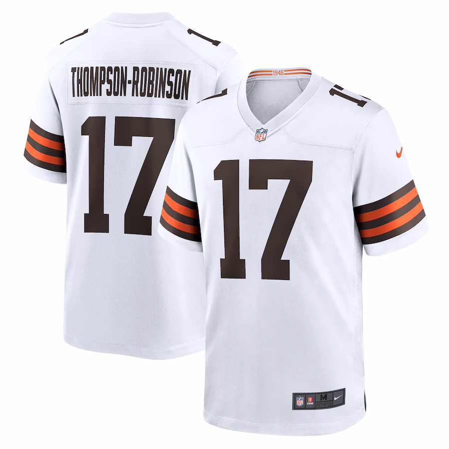 Men's Cleveland Browns Dorian Thompson-Robinson Nike  White  Game Jersey - ujerseystore