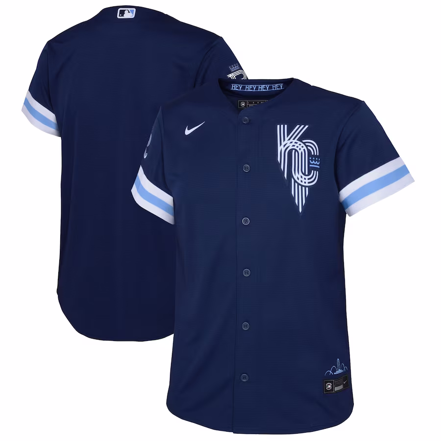 Youth Kansas City Royals Nike Navy City Connect Replica Jersey - ujerseystore