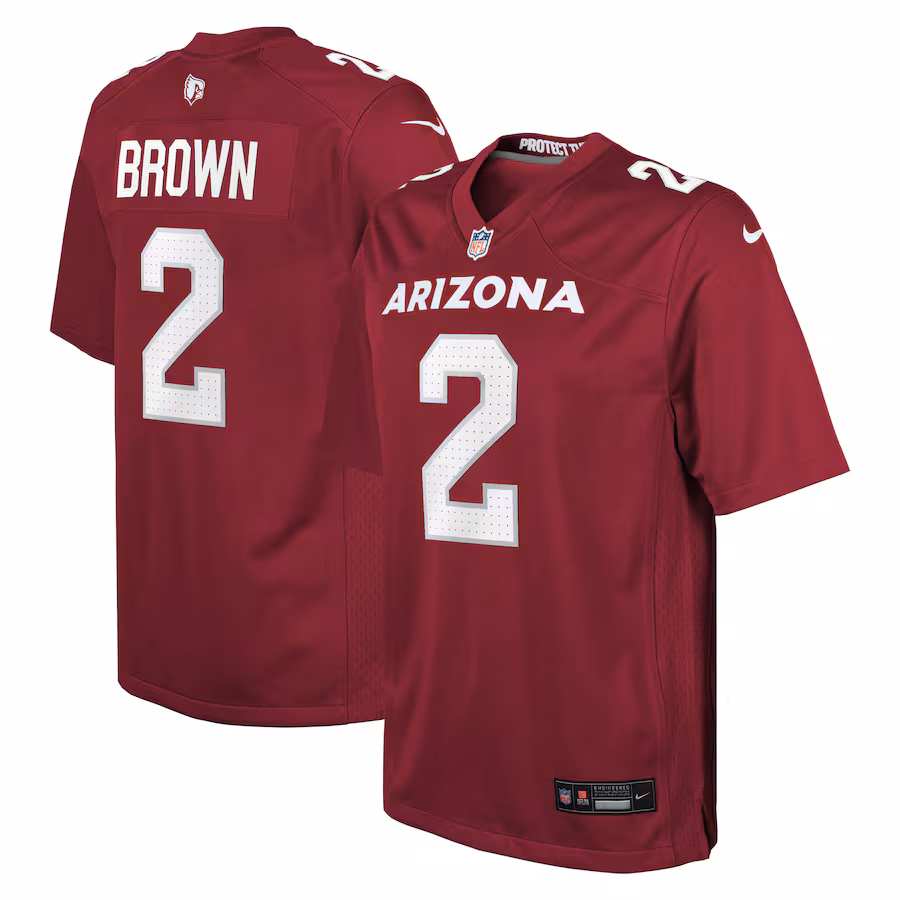 Youth Arizona Cardinals Marquise Brown Nike Cardinal Game Jersey - ujerseystore