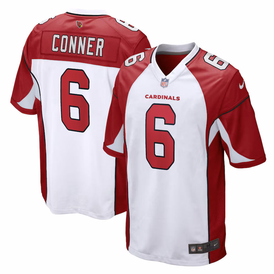 Men's Arizona Cardinals James Conner Nike White Game Player Jersey - ujerseystore