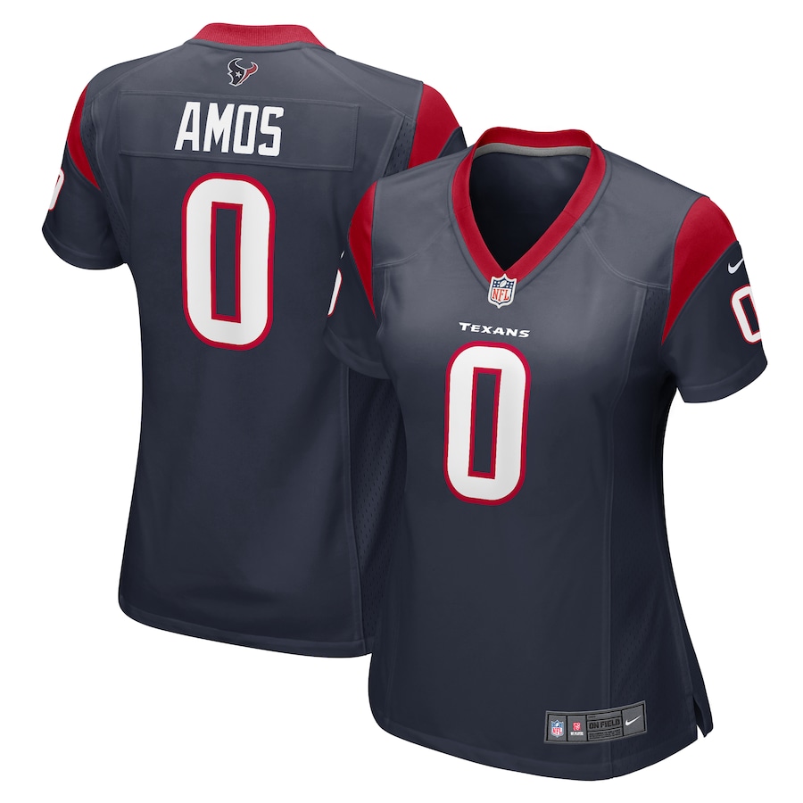 Women's Houston Texans Adrian Amos Nike  Navy  Game Jersey - ujerseystore
